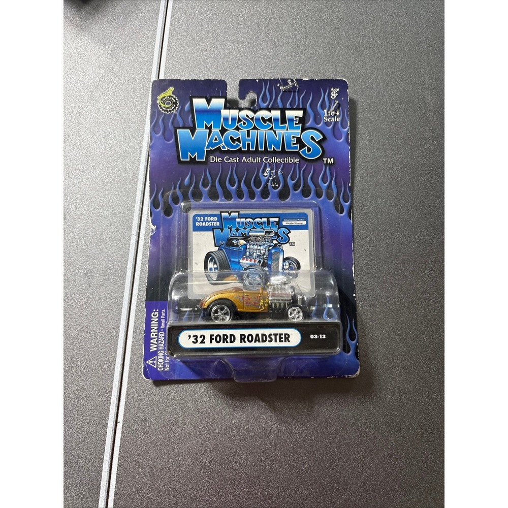Muscle Machines Johnny Lightning Die Cast Car Lot 4 1:64 Ford Roadster Model A